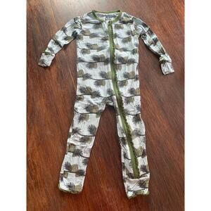 Kickee Pants bamboo pinecone romper